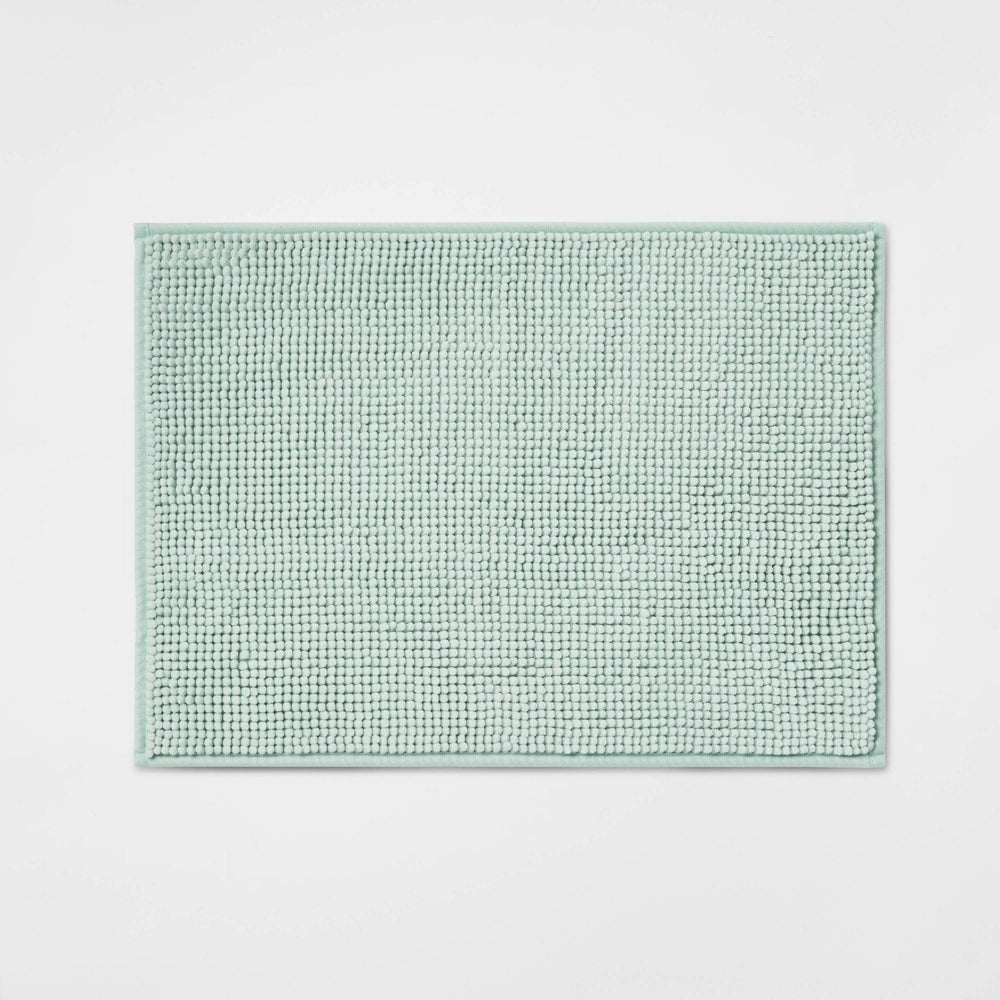 17"x24" Everyday Chenille Bath Rug Mint - Room Essentials