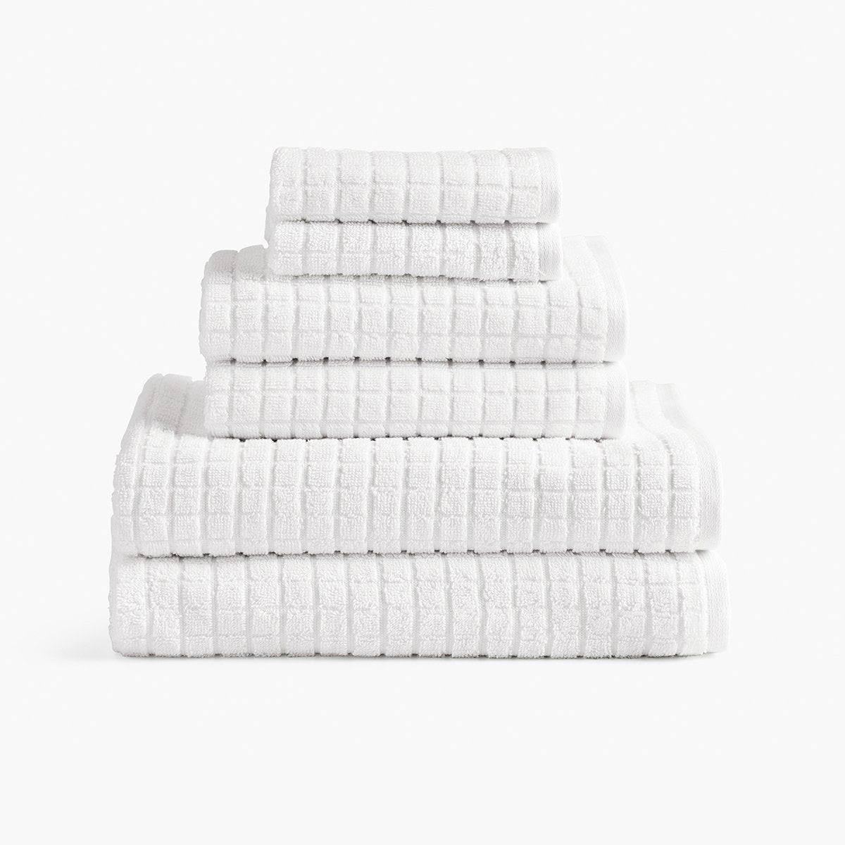 Under The Canopy Cotton & Hemp Towel - White White / Bath Towel